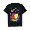 Puzzle Cube Speed Cubing T Shirt Vintage Slightly Stretched Soft Graphic Stylish Top For Everyday Wear Unisex Fashion