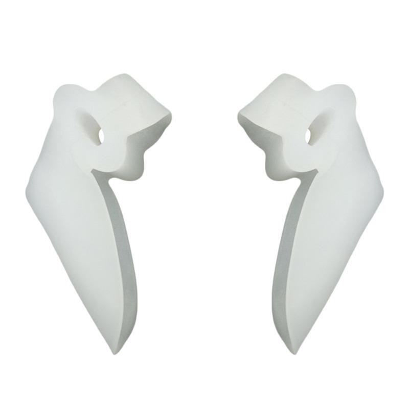

1Pair Silicone Gel foot fingers Two Hole Toe Separator Thumb Valgus Protector Bunion adjuster Valgus Guard feet care