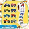 100-500pcs Cartoon Off-road Vehicle Stickers Birthday Party Gift Wrapping Label Scrapbook Reward Stationery Stickers