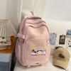 Schoolbag1011 High-value Sweet and Cute Backpack Student Large-capacity Schoolbag Lightweight Leisure Bag Outdoor Travel Backpack