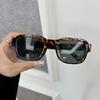Mode Dam Herr Fyrkantiga Solglasögon Retro Cat Eye Vintage Svarta Solglasögon Kvinnliga Herrglasögon