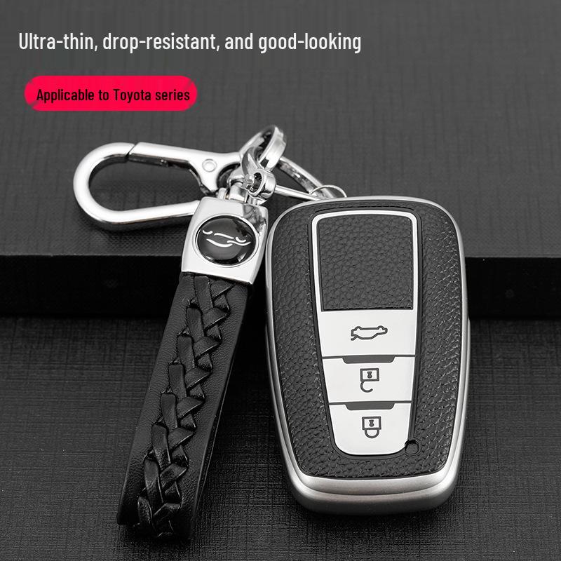 Compatible Toyota Key Cover for Corolla, Camry, CHR, RAV4, and more