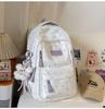 Schoolbag Korean Version of Small Fresh Schoolbag Japanese Princess Versatile Cute Star Printed Backpack Junior High School Class Backpack