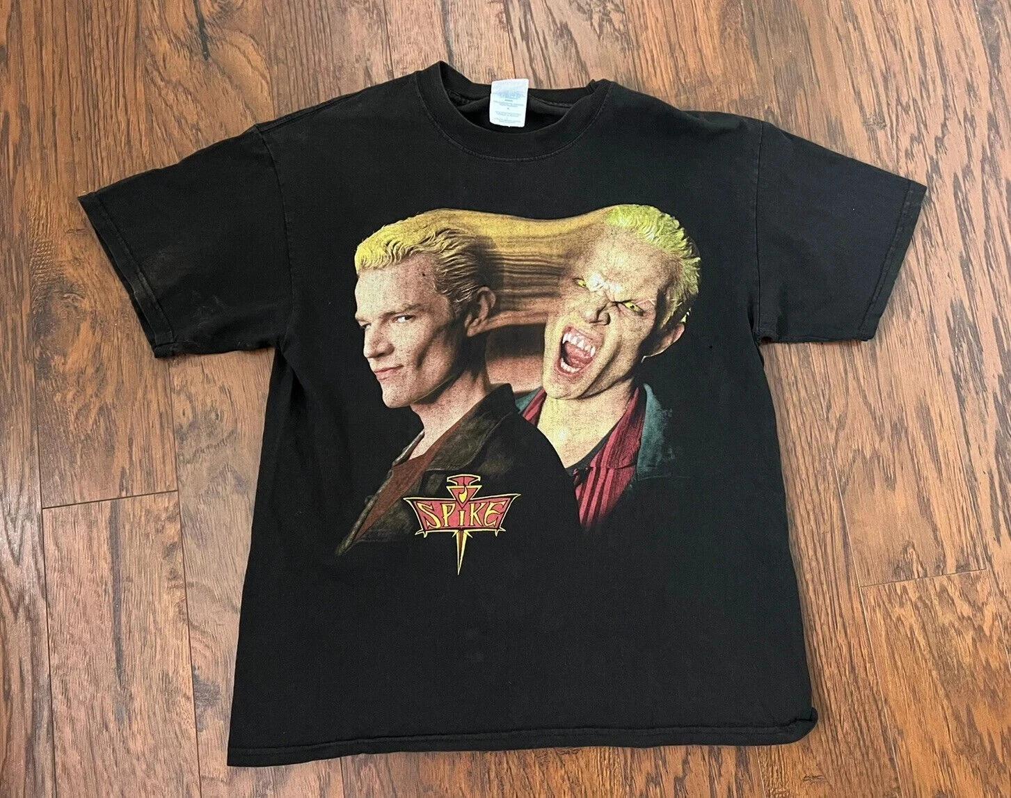 90s Buffy The Vampire Slayer Spike T Shirt Promo Movie Horror Rare Reprint XXL
