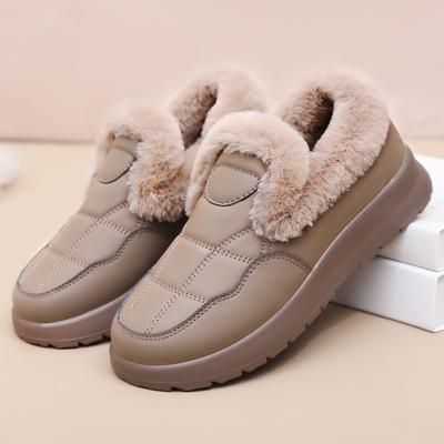Shoes Women's Shoes New Cotton Boots Winter Velvet Thickened Cotton Shoes Warm One Pedal Fashion Casual Snow Boots 2025