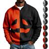 Men's Halloween Print Long Sleeve Sweatshirt