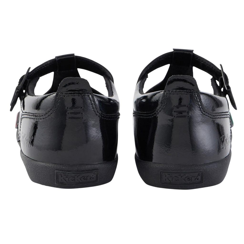 Kickers Womens/Ladies Patent Leather T-Bar Shoes
