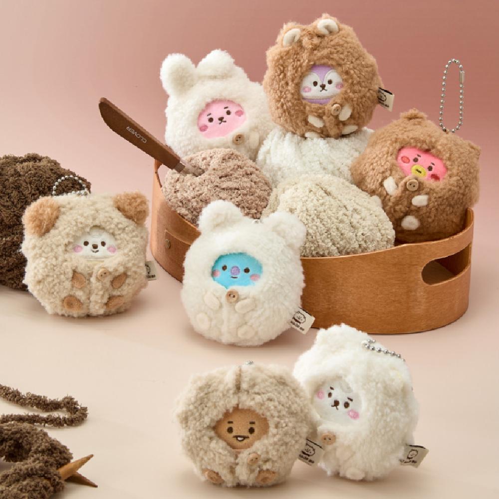 BT21 HERGESTELLT von RJ Edition Plüsch Schlüsselanhänger