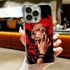 Anime Itadori Yuji JUJUSU Soft Phone Case For iPhone 15 16 17 Air 14 Pro Max 16E Plus 13 12 Mini Plating Anti-Fall Fundas