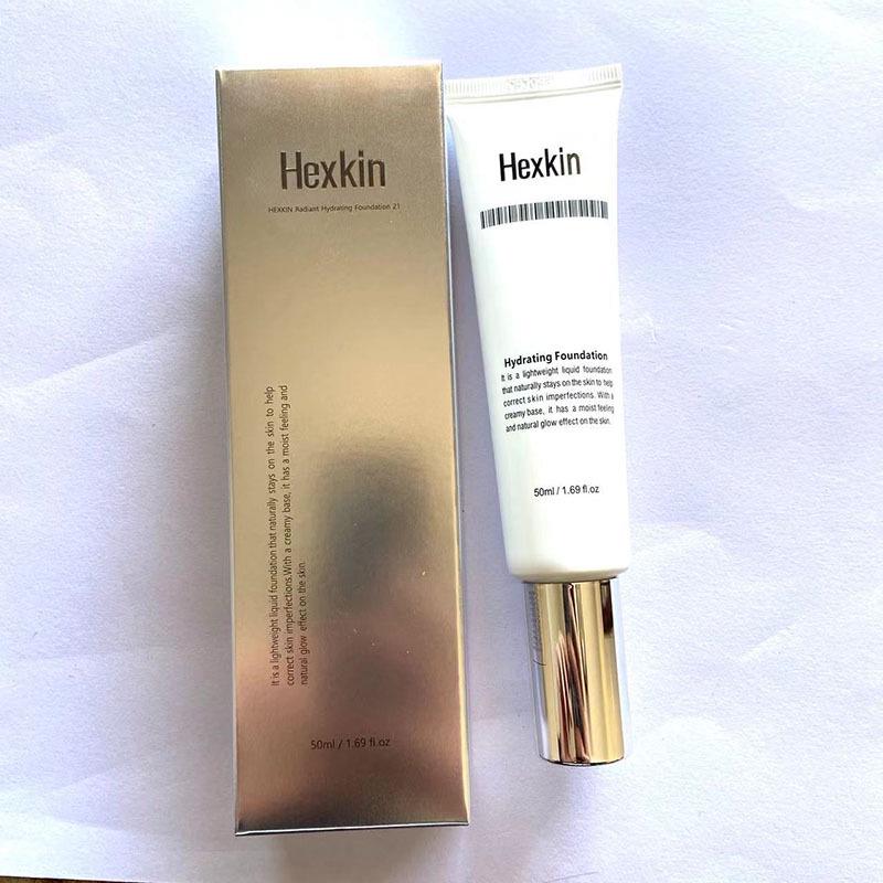 Корейский Heshqin Сияющая тональная основа-крем для лица - Осветляющий консилер, Жидкий, Шесть в одном. 50ml