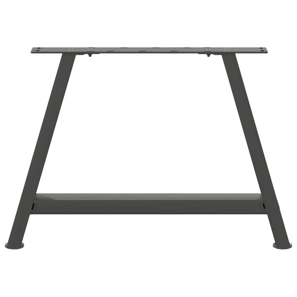Vidaxl Coffee Table Legs, 2 Pcs, Anthracite, 70X(42-43) Cm, Steel
