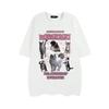 100% Baumwoll-T-Shirt Sommer Vintage lustig Cartoon Katze Print T-Shirt für Frauen Kleidung Harajuku Übergroße T-Shirts Y2k Oberteile UNISEX Hip-Hop Streetwear