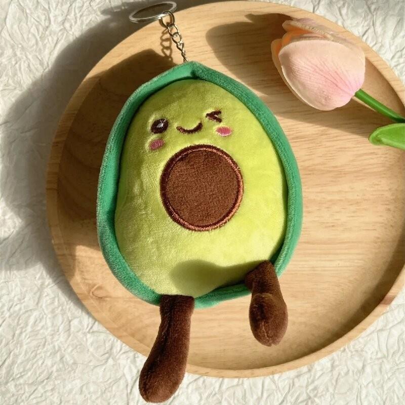 Adorable Mini Avocado Plush Toy Short Plush Stuffed Fruit Doll For Kids Activity Gift