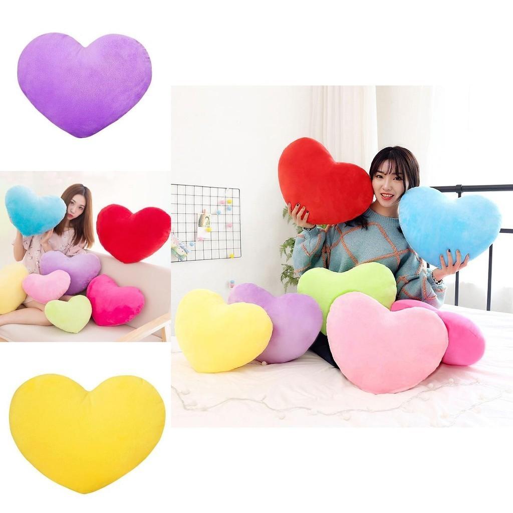 Soft And Cuddly Heart-shaped Plush Pillow For Teens And Adults