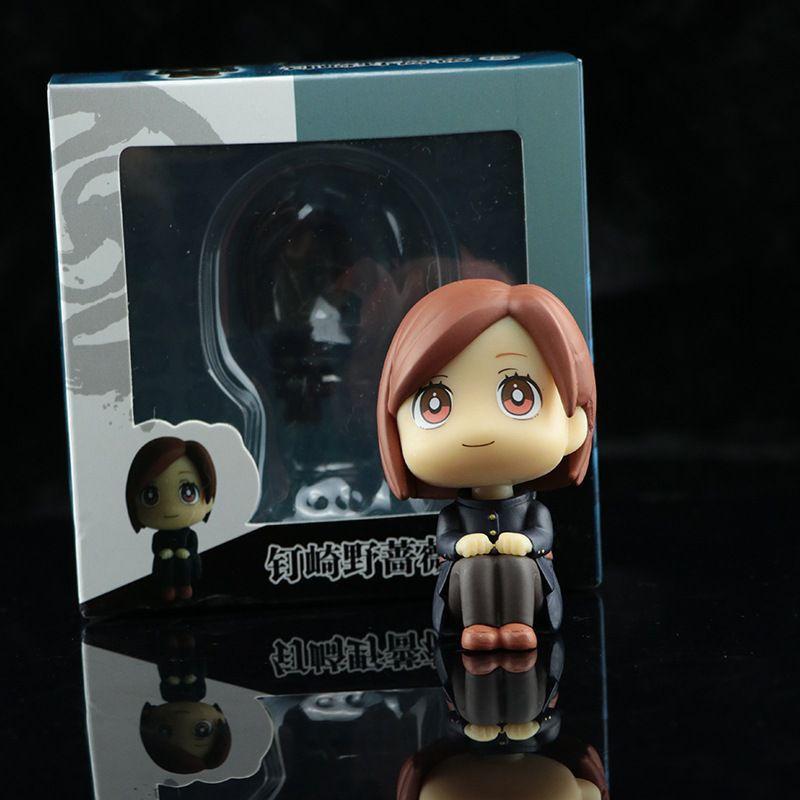 Adorable Jujutsu Kaisen Pvc Figure Set Includes Gojo Itadori Nobara And Fushiguro