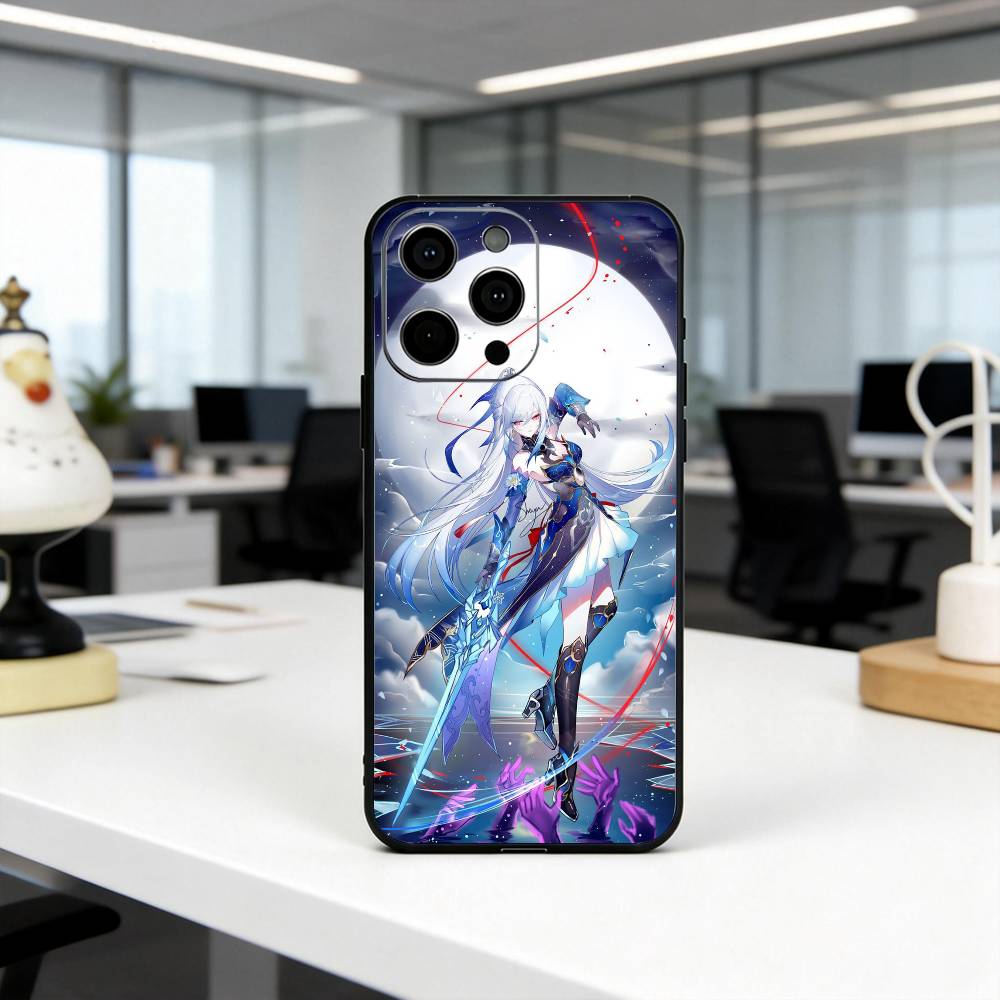 

Крутий чохол для телефону G-GENSHIN IMPACT S-Skirks-GPS для iPhone 17,16,15,14,13,12,11 Plus,Pro Max,XS,М який силіконовий чорний чохол iPhone16promax