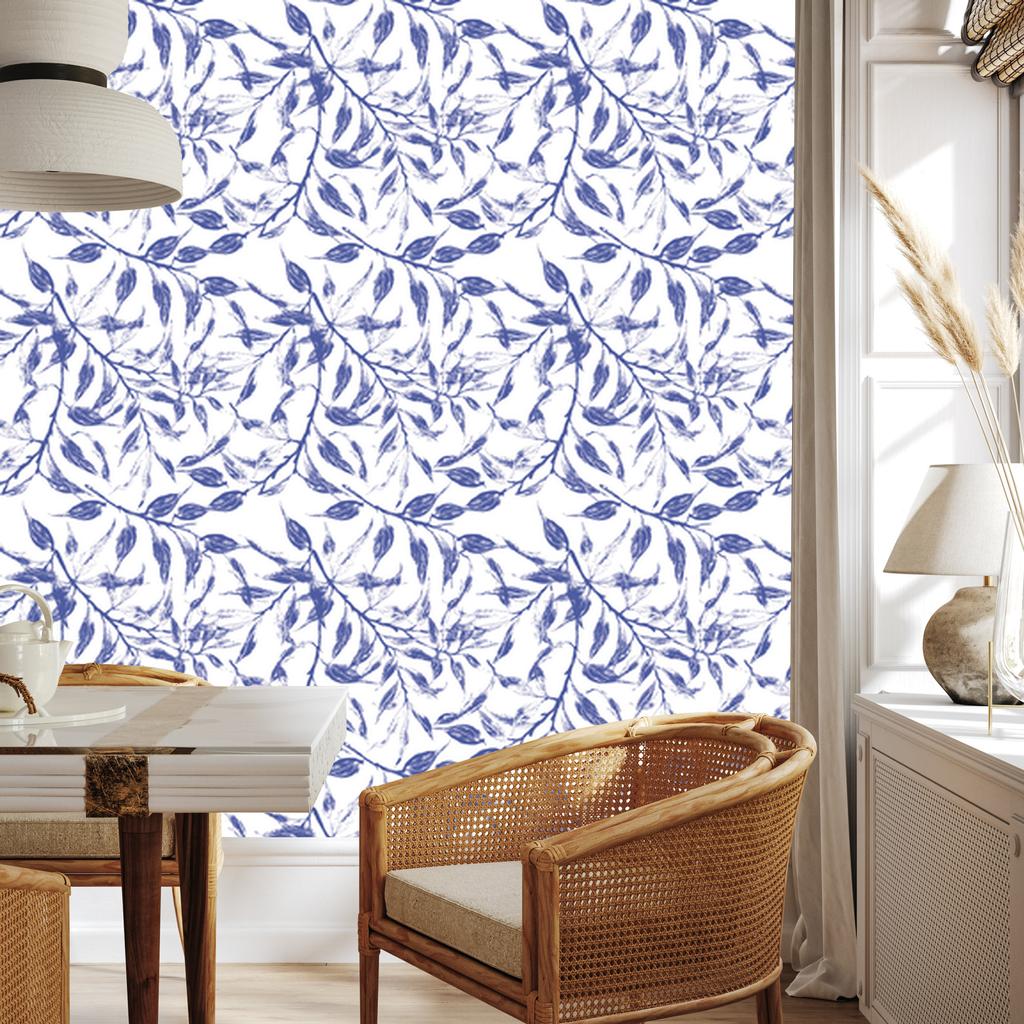 Leaves and Branches Wallpaper for Living Room and Bedroom 50x1000