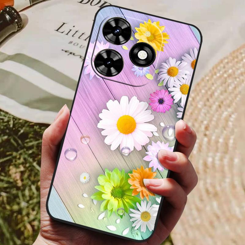 For Infinix Hot 40 Case Hot40 Pro Luxury Phone Silicon Back Cover For Infinix Hot 40 Pro / Hot 40i Cases Protective Shell Capas