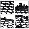 RS6 Style Honeycomb Front Bumper Grille Grill Fit A6 C7 S6 2012-2015
