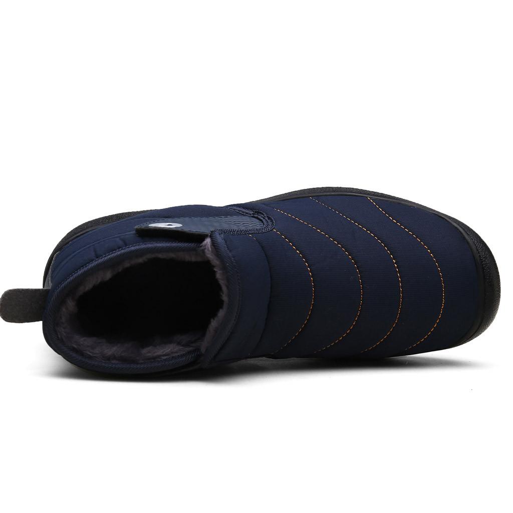 Fashion Men's Plus Velvet Warm Outdoor Sports Shoes Waterproof Snow Cotton Boots