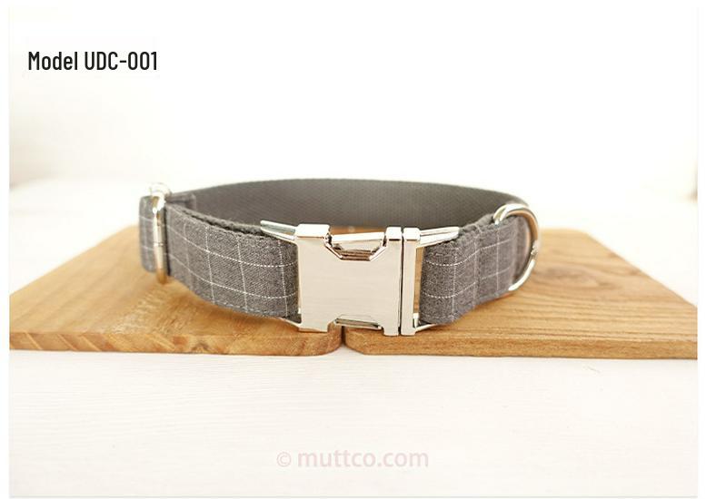 MUTTCO Dog Collar & Leash Set with Bowtie - Pet Accessories UDC-001