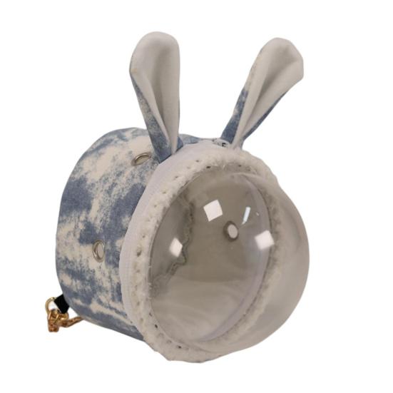 Multiple Pockets Metal Chain Soft Small Pet Guinea Pig Travel Backpack Pet Supplies