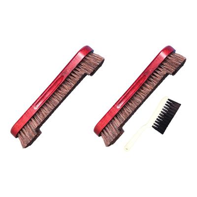 Brosse à Billard Manuelle Bois Résine Nettoyeur de Table de Billard Premium Accessoires de Queue pour Fournitures de Billard Professionnelles