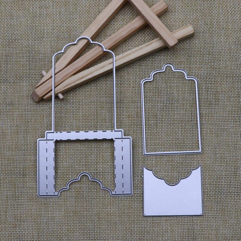 Neue Geschenkbox Metall Stanzformen Schablone Scrapbooking DIY Album Stempel Papier Karte Präge Dekor