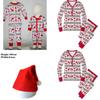 Cozy And Stylish Christmas Family Pajamas Set With Adorable Deer Print For All Ages