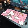 Pink Cartoon Hello Kitty Mousepad HD Printing Computer Gamers Locking Edge Non-slip Mouse Pad XXL90x40cm Keyboard PC Desk Pad