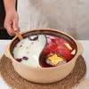 Huameiguan Traditional Ceramic Twin Hot Pot