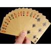 Gold Poker Playing Cards Board Games Child Kids Toys Children Toy Golden Deck Card Game Set PVC Waterproof Collect Popularity