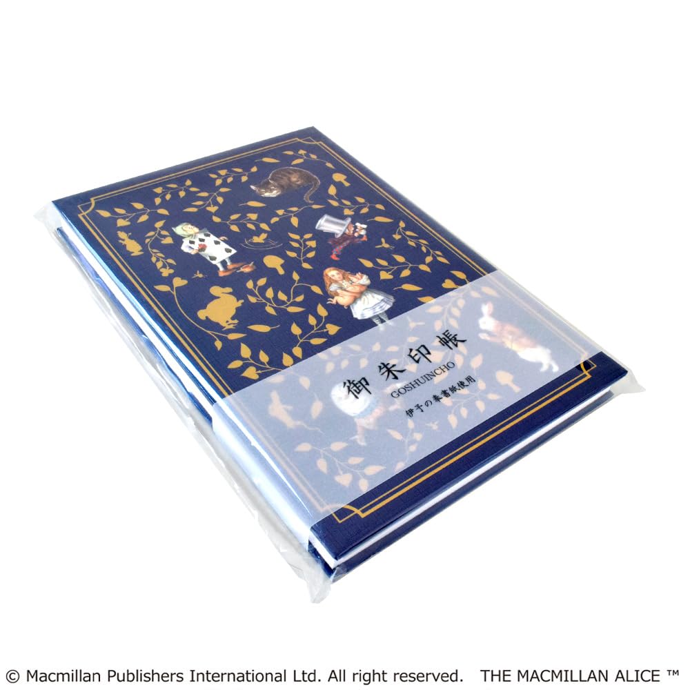 Macmillan Alice Goshuincho Navy (stamp Book) [ST-TA0001]
