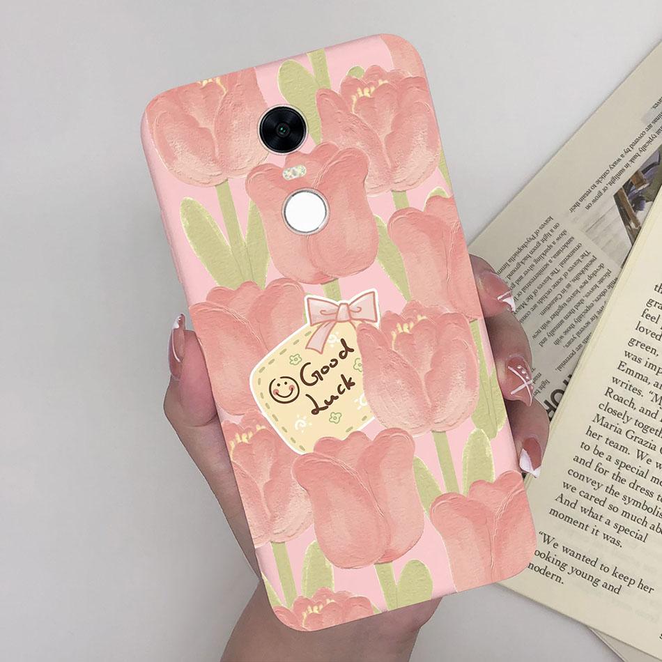 Cute Cartoon Case For Xiaomi Redmi 5 Plus Case Soft Painted Matte Silicone Back Cover For Redmi5 Plus Redmi 5+ Phone Cases Funda
