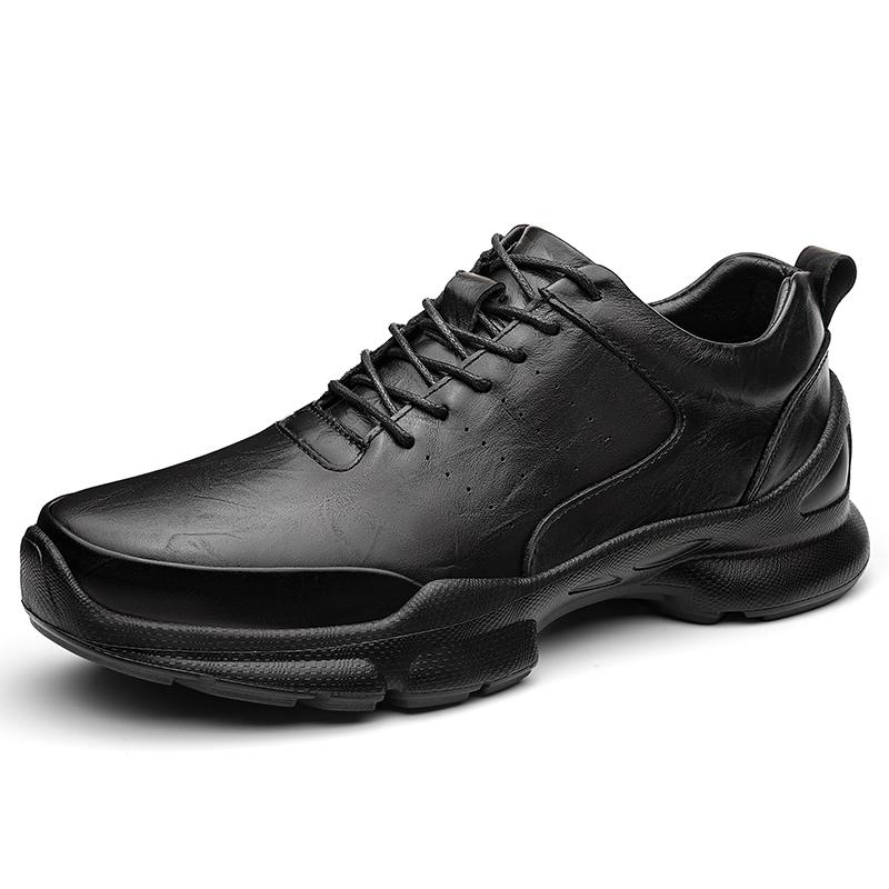 

Fashion Designer Men s Genuine Leather Oxford Casual Shoes Outdoor Lightweight Commuting Shoes Men s Thick Soled Sneakers Mo-242 36
