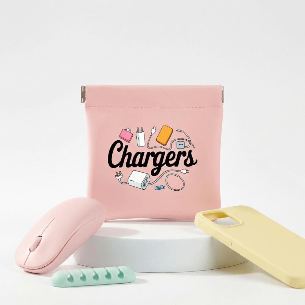 Durable Mini Square Handbag Self-closing Spring Makeup Lipstick Bag Small Item Bag  Travel