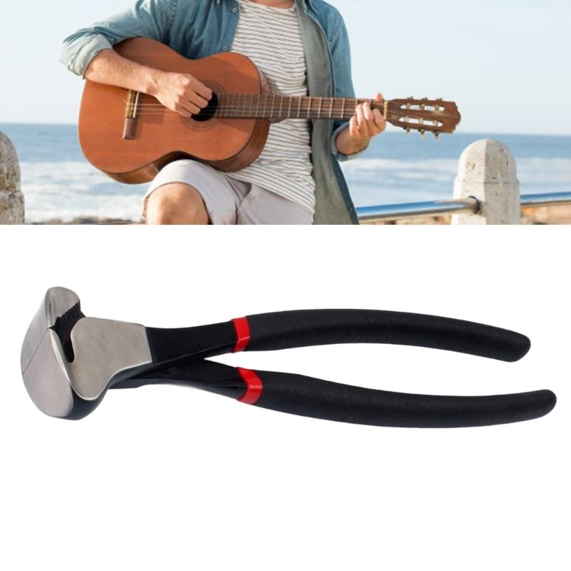 Guitar Bass Fret Wire Nipper Puller Plier String Instrument Maintenance Pliers for Musicians and Luthiers Enduring