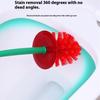 Home Toilet Brush Cherry Long Handle Soft Bristle Toilet Brush Daily General Merchandise Creative Plastic Cleaning Brush Toilet Brush Set