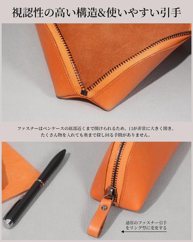 Genuine Pueblo Leather Pencil Large Holds 20 Stationery Perfect Gift for High School Students and Working Adults Case, Capacity, Pens, Freestanding,