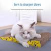Cartoon Cat Scratching Bed - Scratch-Resistant Corrugated Cardboard Toy and Paw Board