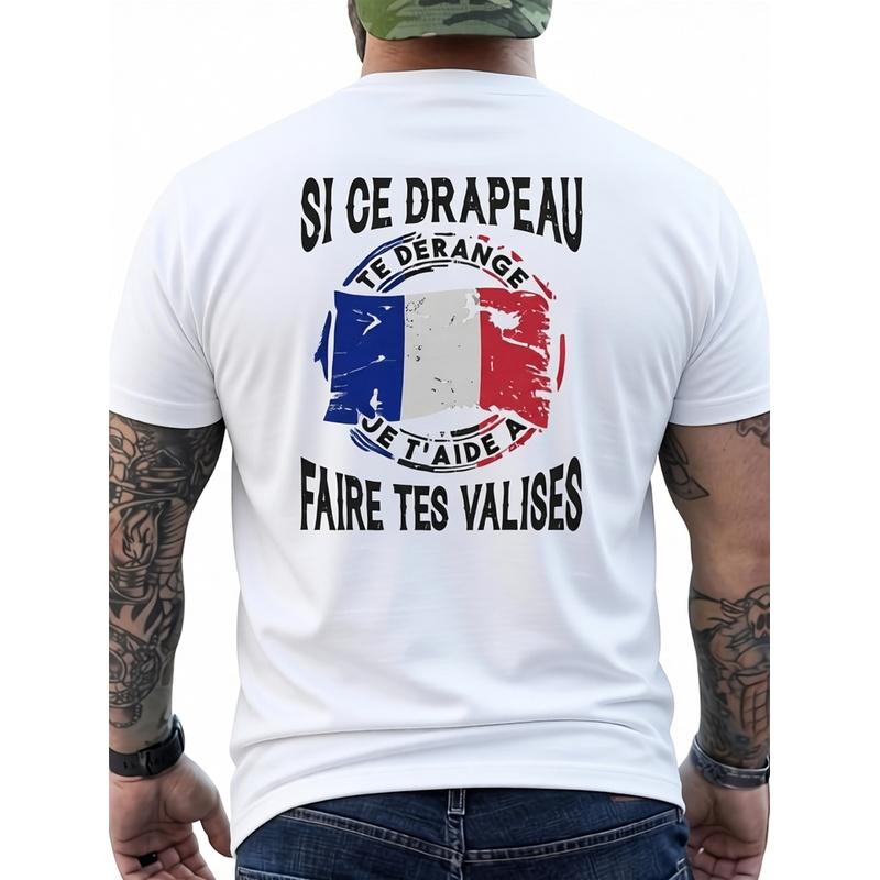 If the Flag Bothers You, a Printed T-shirt - Cotton T-shirt Makes a Great Gift.