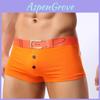 Sous-vêtements polyvalents pour hommes avec impression 3D, ouverture à bouton, poche bombée, jockstrap, boxer ajusté, pour toutes les occasions