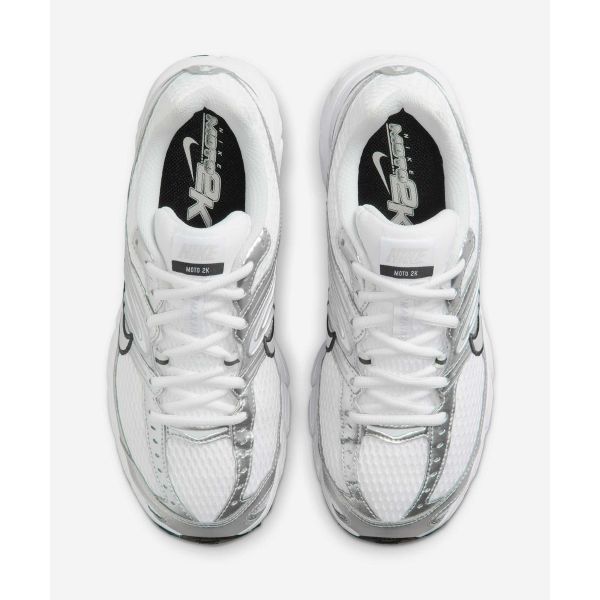 Nike Air Max Moto 2K Beyaz Metalik Gümüş Kadın Spor Ayakkabı Siyah Foton Tozu HQ2056-103