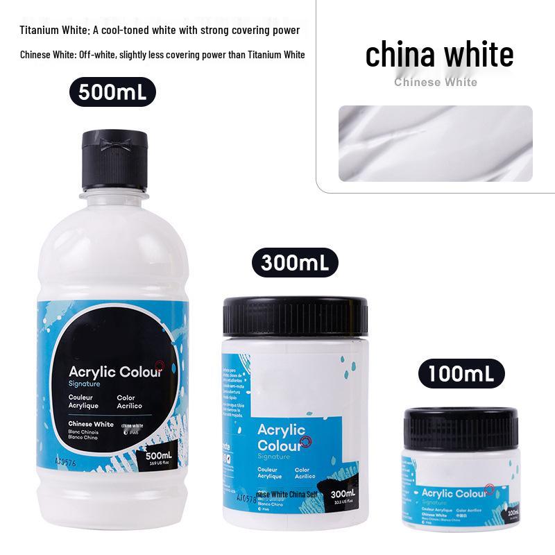 24-Color Acrylic Paint Set: Waterproof, 300ml Cans for Wall, Clothing & Shoes DIY Projects