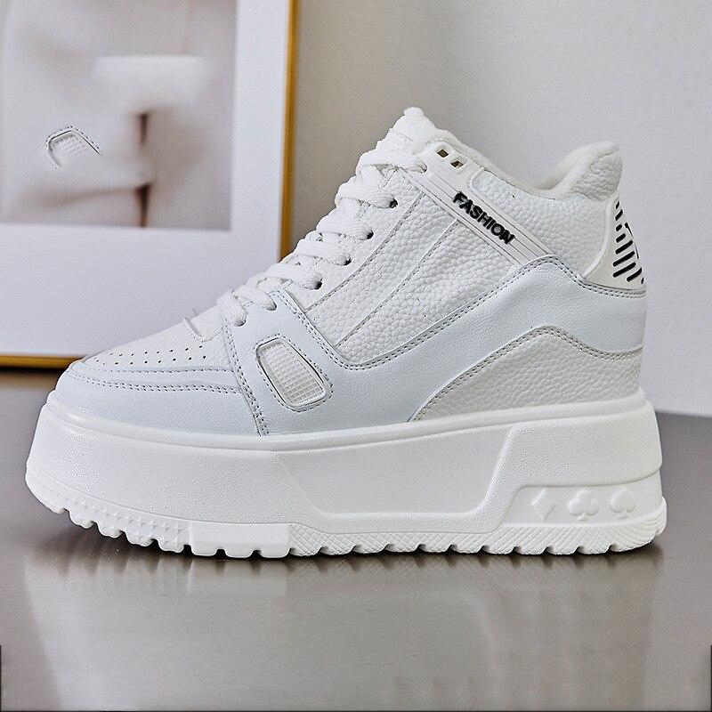 

Fujin 9 см, осенние ботинки из микрофибры, женские массивные кроссовки, весенние женские туфли до щиколотки для скейтборда, туфли до середины икры, ботильоны на танкетке на платформе 35