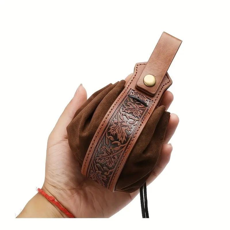 Mittelalterliche Wikinger Stil Leder Bauchtasche Retro Schiffsform Gürteltasche Für Cosplay LARP Renaissance Festival Kostüm