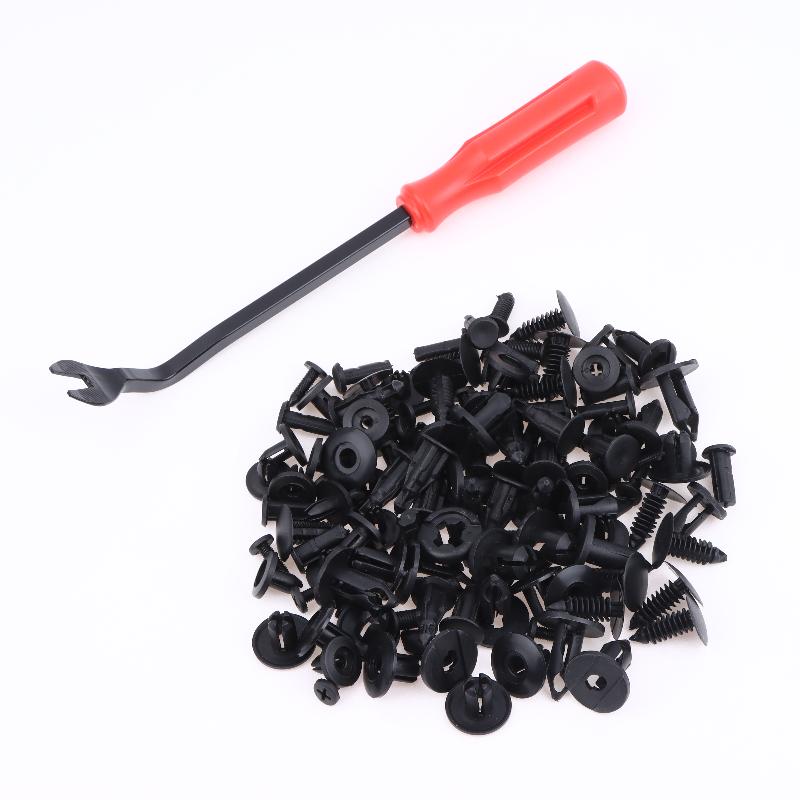 190Pcs Car Retainer Clips Plastic Fasteners Kit 6 Size Auto Push Pin Rivets Set Body Bumper Push Rivet Clips
