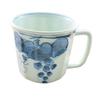 Lightweight Mug Lightweight and Easy To Hold Japanese Sankaibishi Arita-yaki Hasami-yaki Grape-Shaped (Blue) - Tableware, Ceramic,