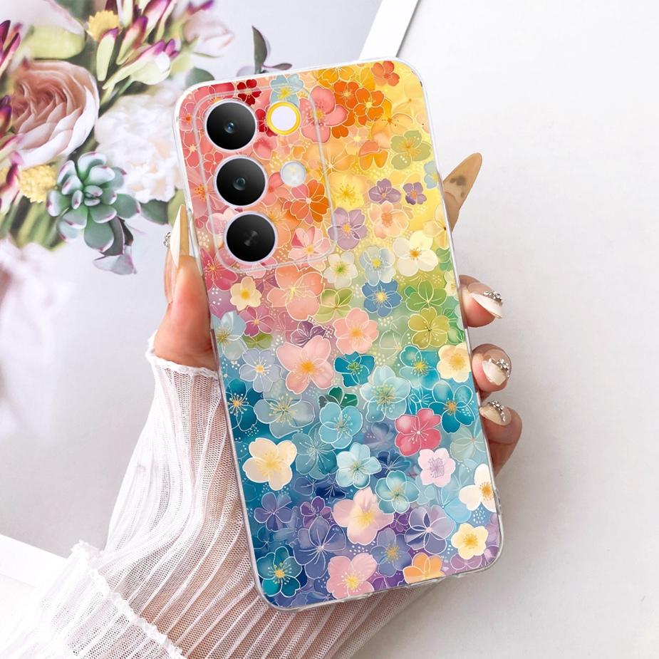 For Realme C85 Pro Case Stylish Flowers Butterfly Painted Cover Soft Slim Phone Case For Realme C85 C 85 RealmeC85 Pro 5G Fundas