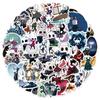 100PCS Hollow Knight Graffiti Stickers Cartoon Game DIY Creative Skateboard Luggage Stickers